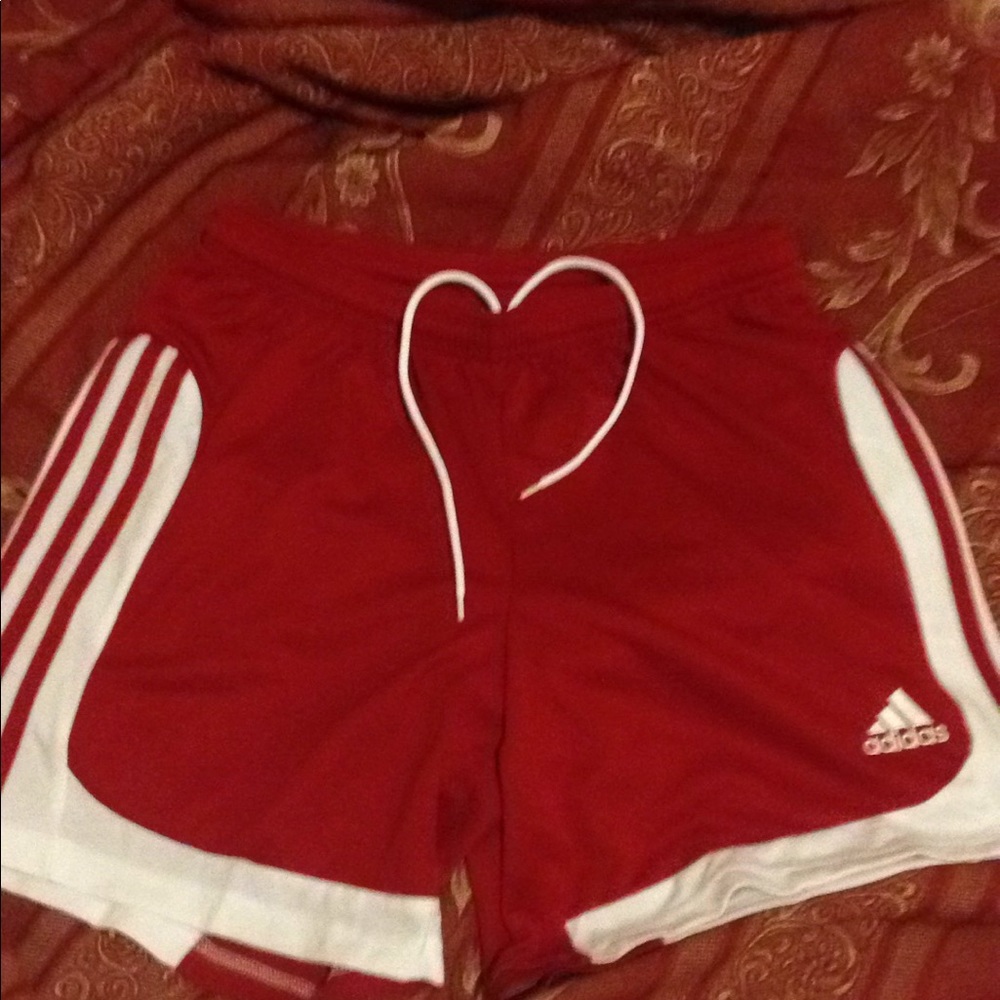 Red Adidas Shorts